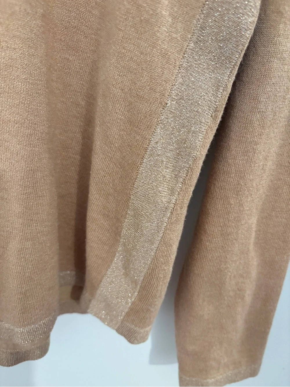 Chico's Camel Crewneck Sweater